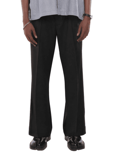 ORSO Wide-Leg Trousers in Black