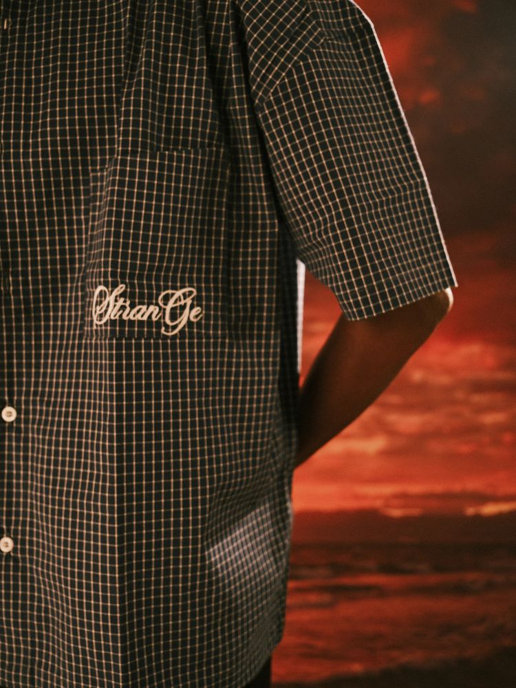 VICO Check Shirt in Navy Check - View 8